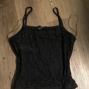 Black Laced Top